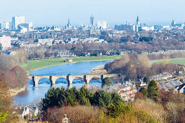Aberdeen, the oil capital of Scotland.