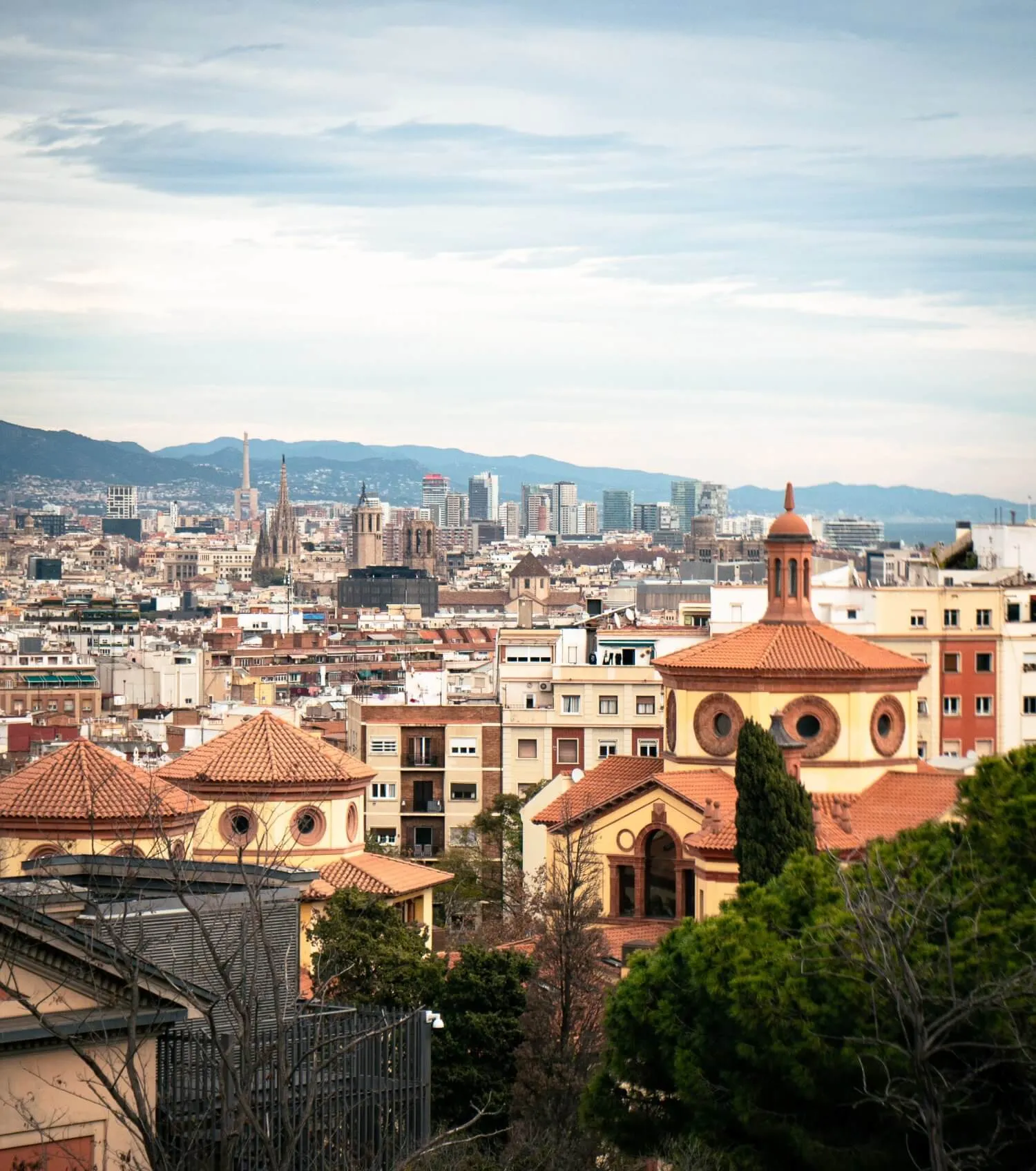 Madrid and Barcelona